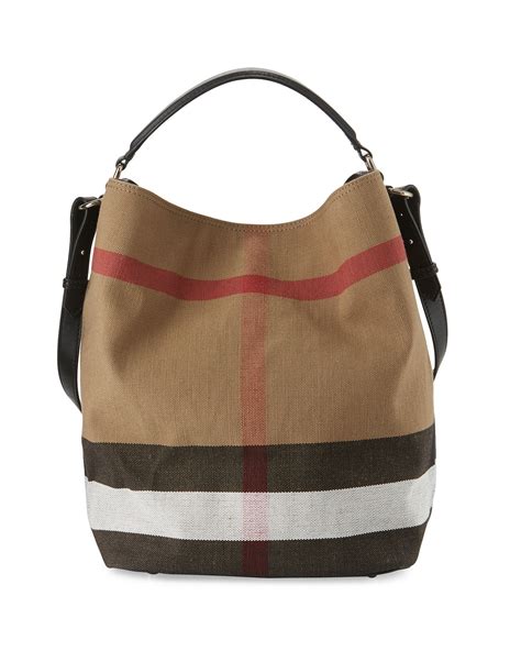 burberry canvas check ashby hobo bag|Burberry Ashby Bags for sale .